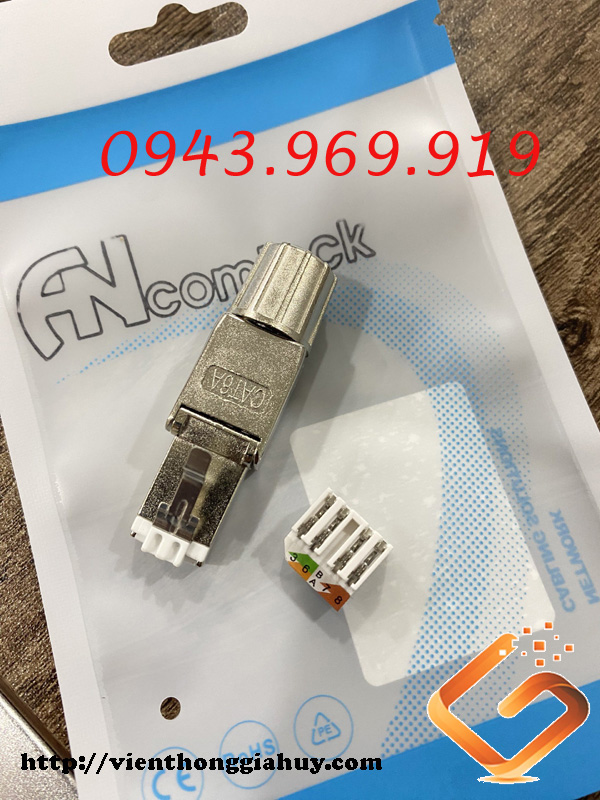 2 Hạt CAT6A không dùng TOOL Ancomteck chuẩn công nghiệp , mã hiệu ACT-S6A-UK