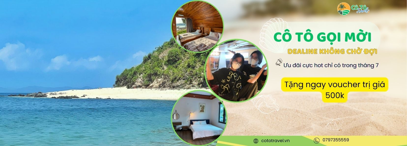 Tháng 7 Bùng Nổ Cùng Ưu Đãi Từ Cô Tô Travel