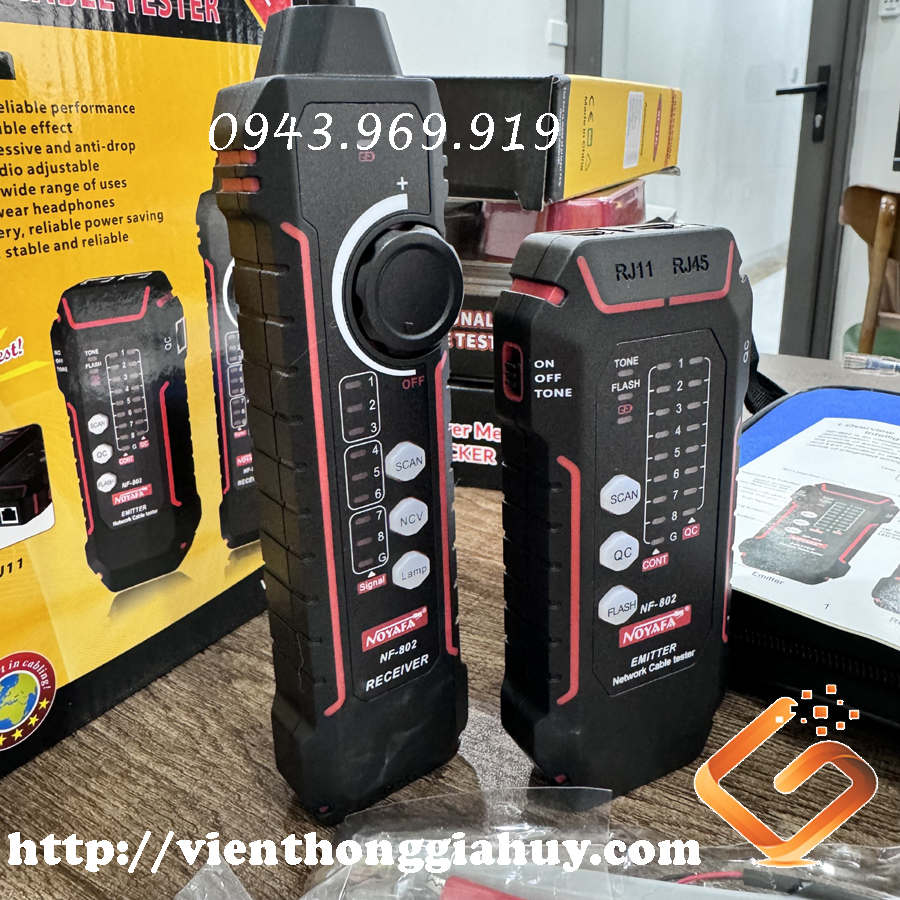 3 Máy Kiểm Tra Cáp Mạng Thông Minh noyafa NF-802 3 Máy Kiểm Tra Cáp Mạng Thông Minh noyafa NF-802
