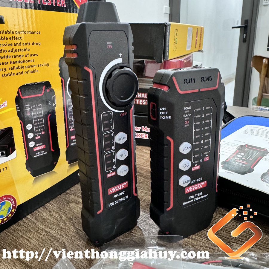 1 Máy Kiểm Tra Cáp Mạng Thông Minh noyafa NF-802 1 Máy Kiểm Tra Cáp Mạng Thông Minh noyafa NF-802
