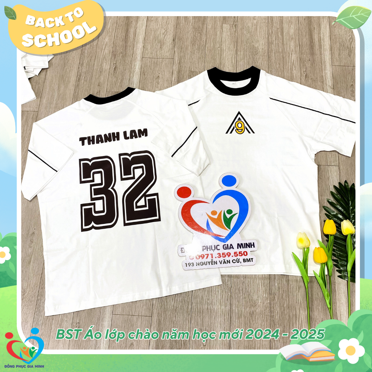 9 Đồng phục áo lớp BMT, Đăk Lắk - Đồng Phục Gia Minh 9 Đồng phục áo lớp BMT, Đăk Lắk - Đồng Phục Gia Minh