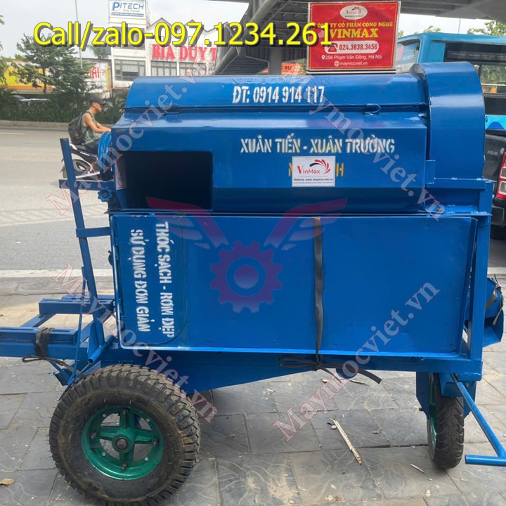 1 Máy tuốt lúa 1m2 Nhật Tân NT1200 giá rẻ