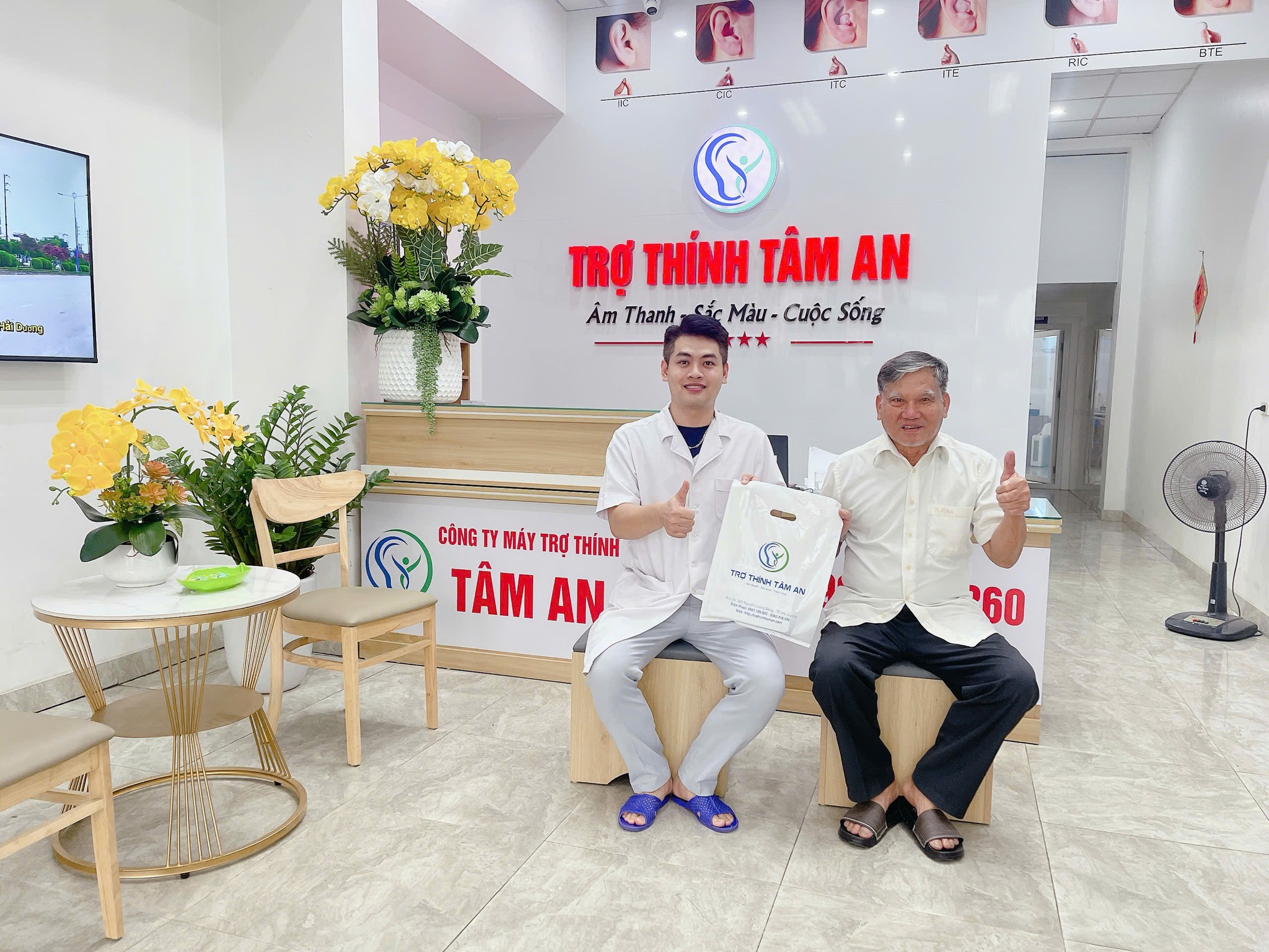 Máy trợ thính Tâm An Hải Dương