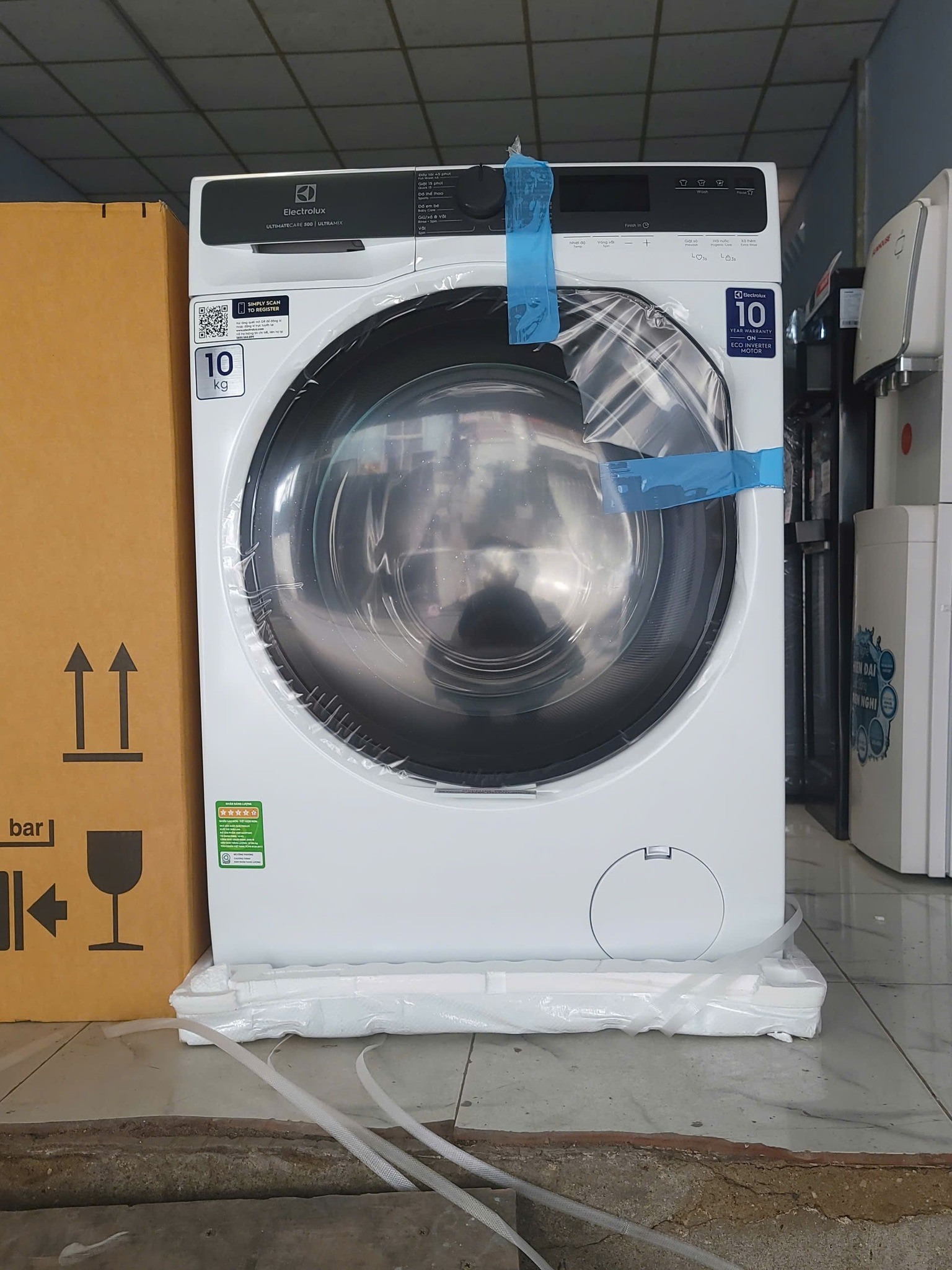 Máy giặt Electrolux 10 kg Ewf1023p5wc, Ewf1023p5sc mẫu 2024