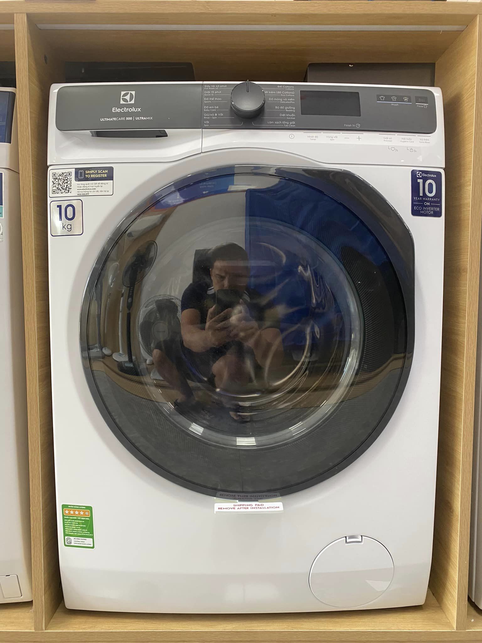 1 Máy giặt Electrolux 10 kg Ewf1023p5wc, Ewf1023p5sc mẫu 2024
