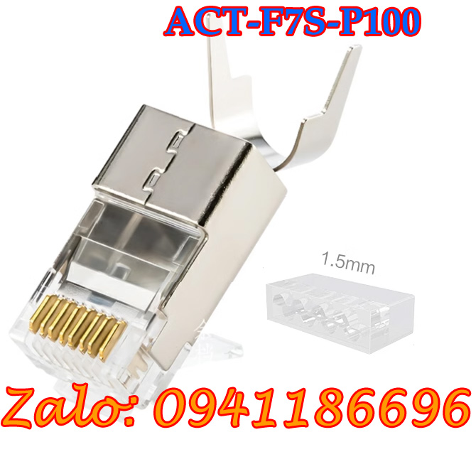 9 Nhân mạng cat7 STP, Mudule CAT7 ACT-S7-002 hãng Ancomteck