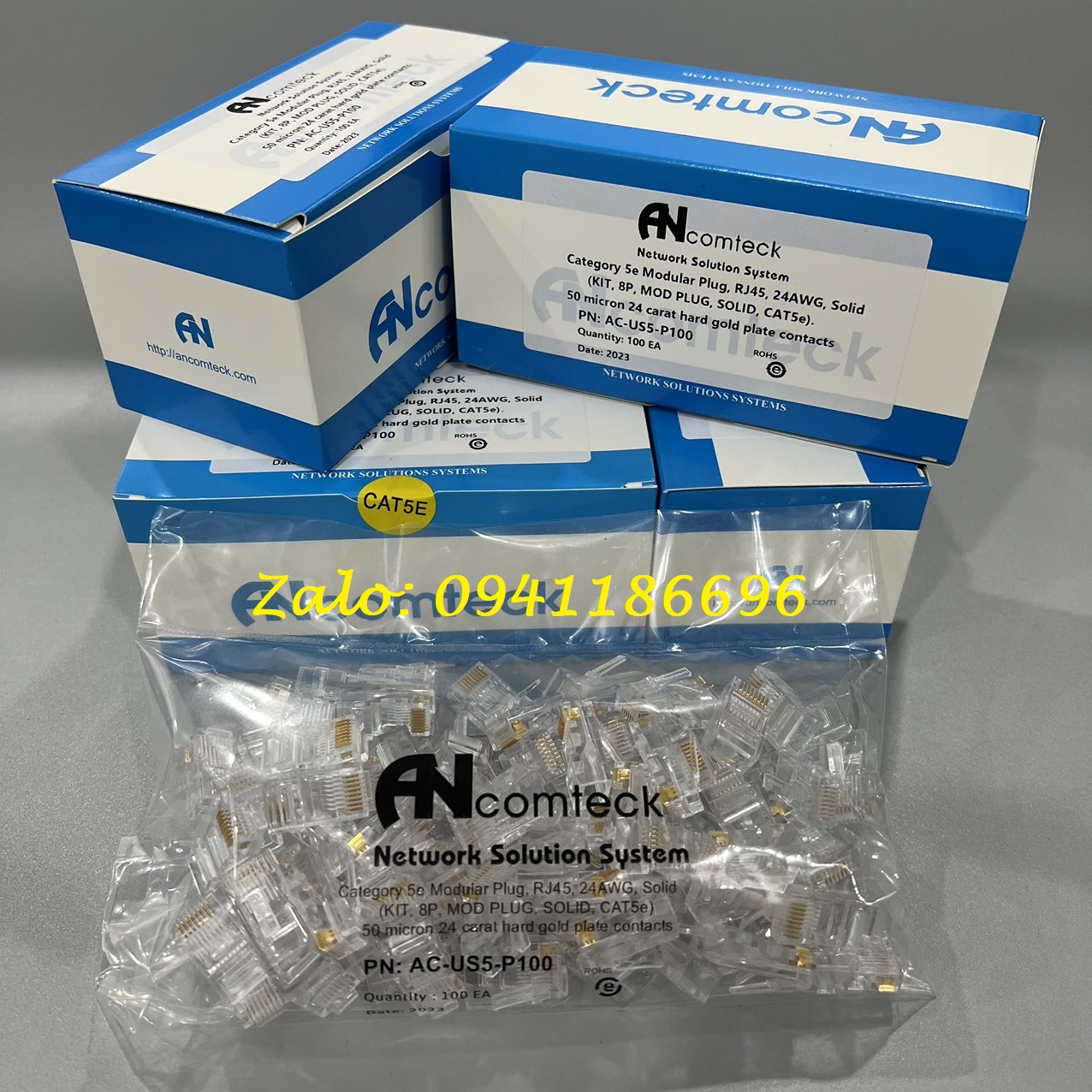7 Nhân mạng cat7 STP, Mudule CAT7 ACT-S7-002 hãng Ancomteck