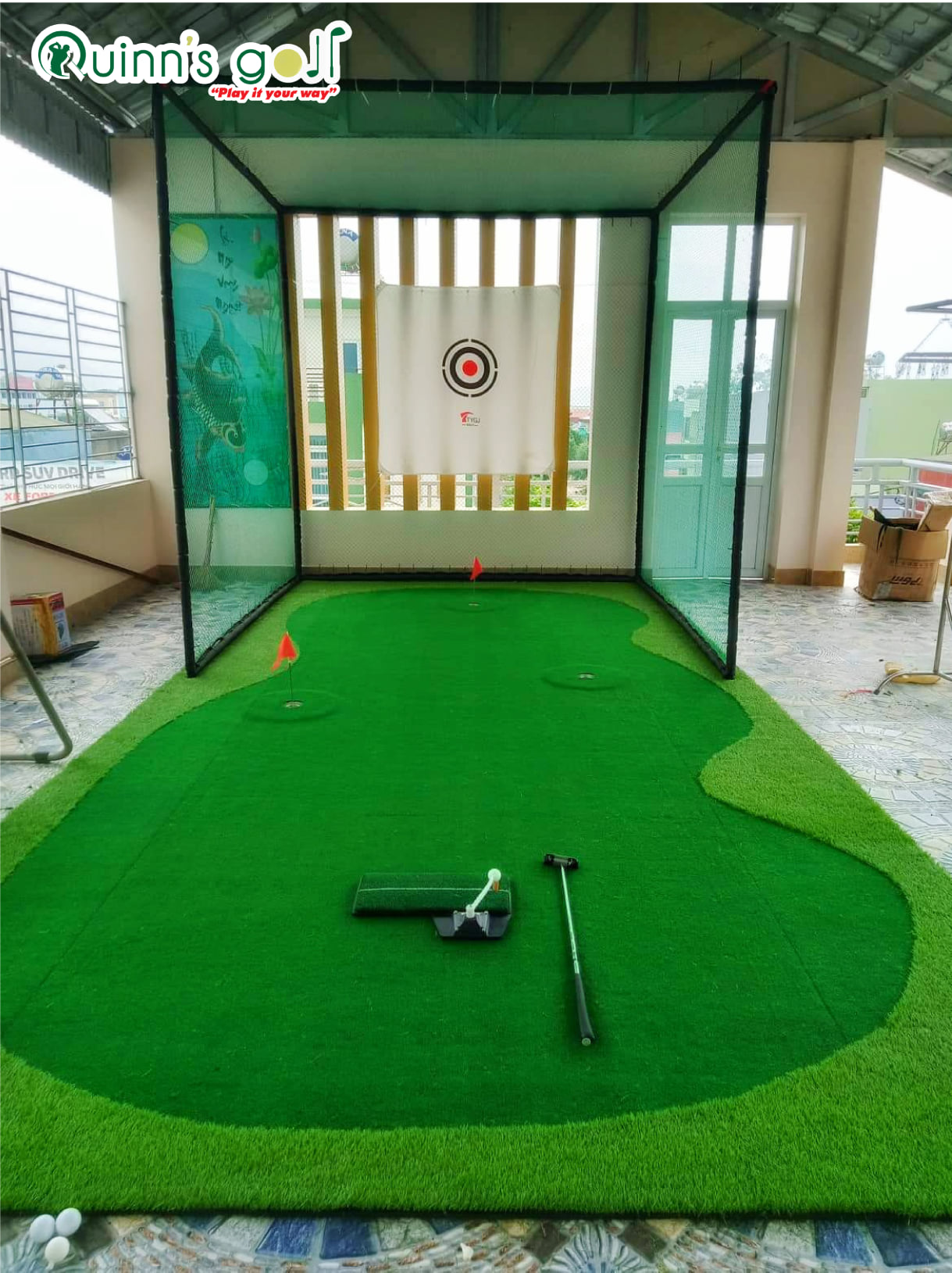 3 Khung tập Golf - Quinn s Golf