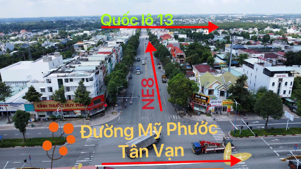 1 BÁN NHÀ MỸ PHƯỚC 3 DT 375M nhà 4 lầu, đ/d KCN, dân cư sầm uất, SHR, VÀO Ở NGAY