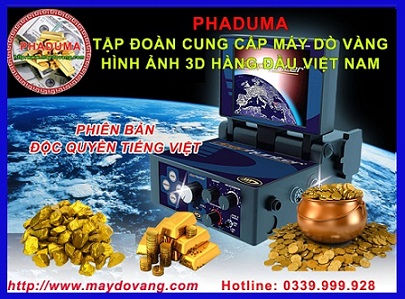 Bán máy dò vàng 3D phiên bản độc quyền tiếng Việt