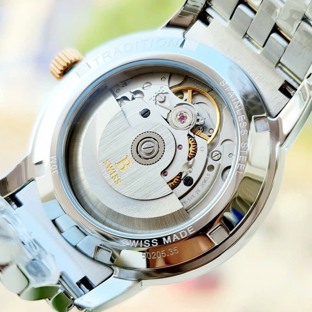 1 ĐH Nam B.Swiss Tradition III Automatic - Size 38mm