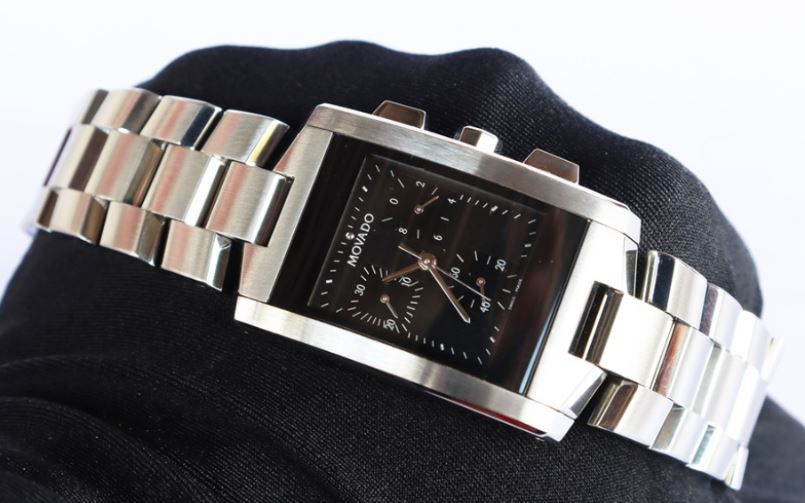 ĐH Nam Movado Eliro 6 kim Chronograph, size 41x29mm - Bản dây thép Siêu chất