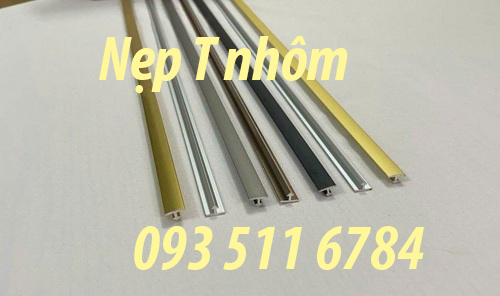 2 Nẹp nhôm nẹp chỉ inox trang trí T8 T10 len chân tường nội thất