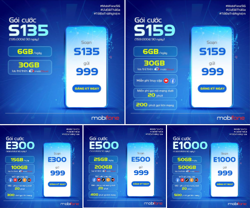 MobiFone tung các gói Data 5G: Ưu đãi thả ga - Tối đa trải nghiệm