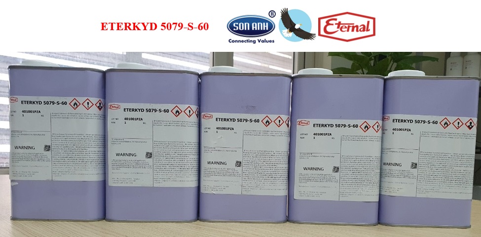 Nhựa làm sơn chịu nhiệt ống xả ô tô xe máy Eterkyd 5079-S-60 Nhựa làm sơn chịu nhiệt ống xả ô tô xe máy Eterkyd 5079-S-60