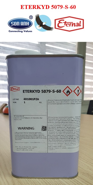 2 Nhựa làm sơn chịu nhiệt ống xả ô tô xe máy Eterkyd 5079-S-60 2 Nhựa làm sơn chịu nhiệt ống xả ô tô xe máy Eterkyd 5079-S-60