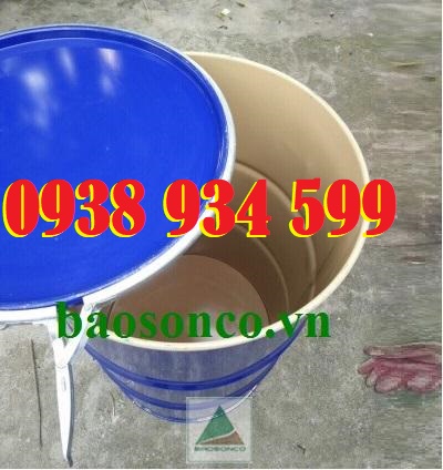 3 Thùng phi sắt 220 lít có tráng men epoxy