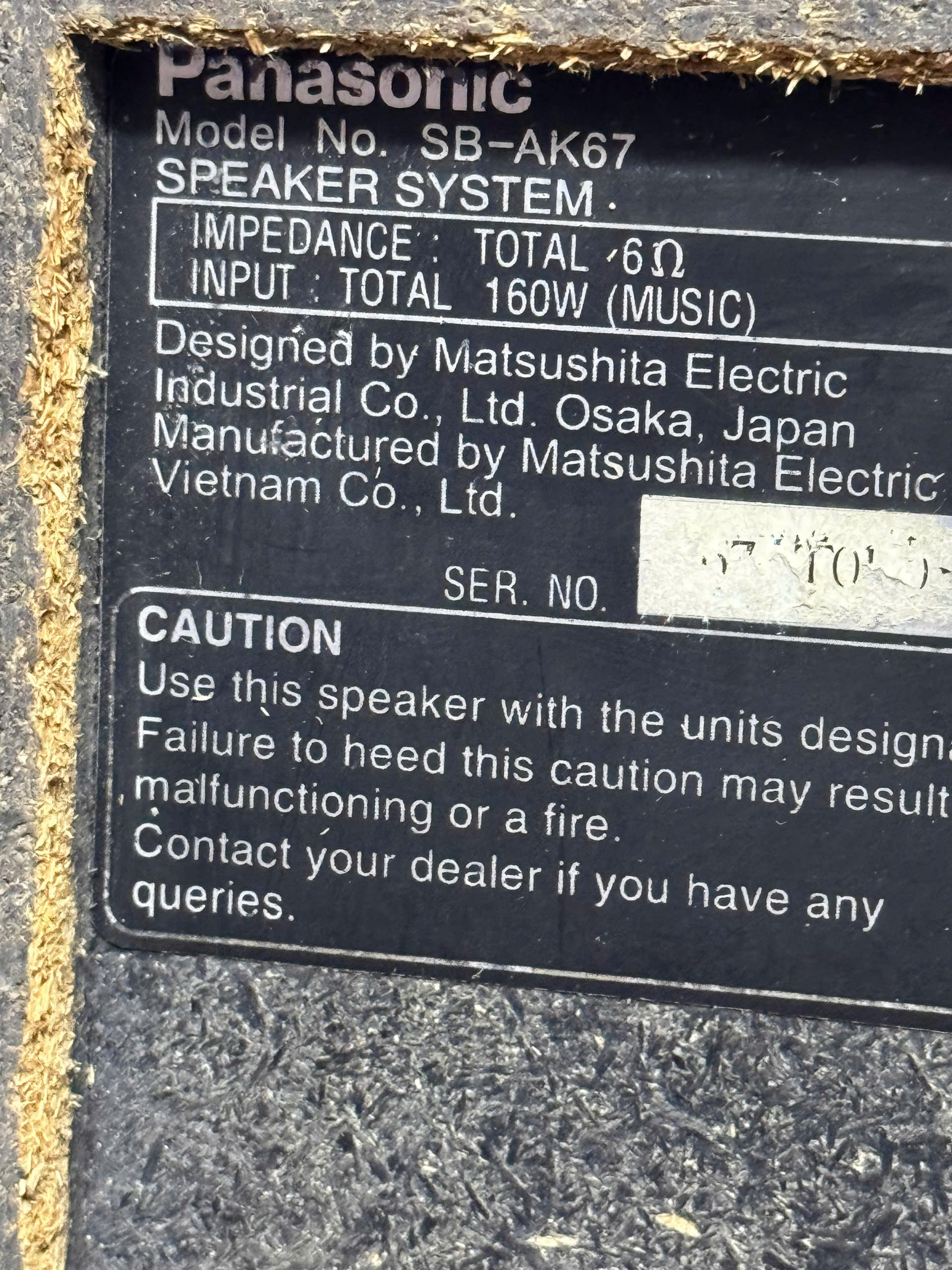 4 Bán bộ panasonic sa-ak67 có sub bên trong bass