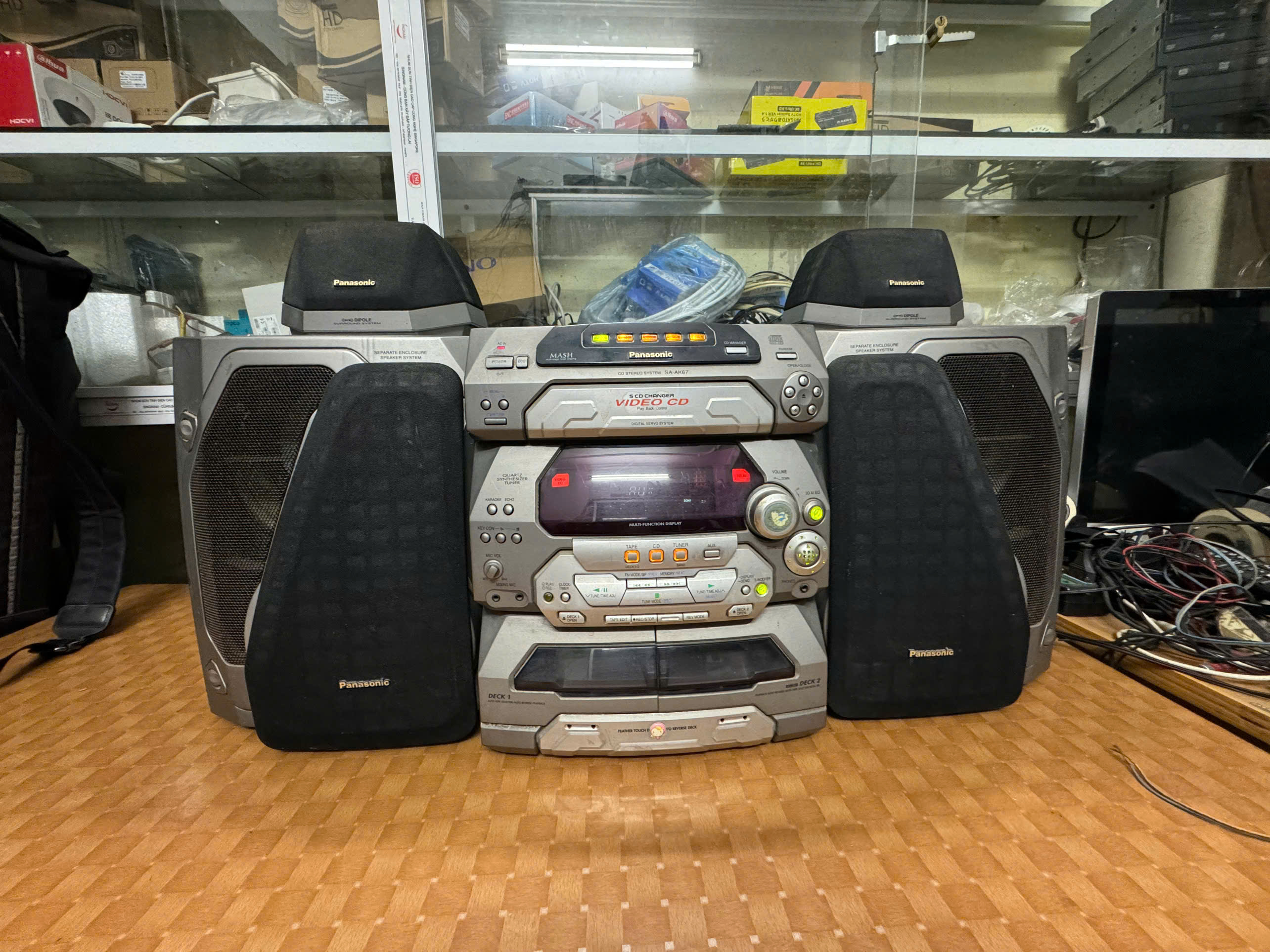 6 Bán bộ panasonic sa-ak67 có sub bên trong bass