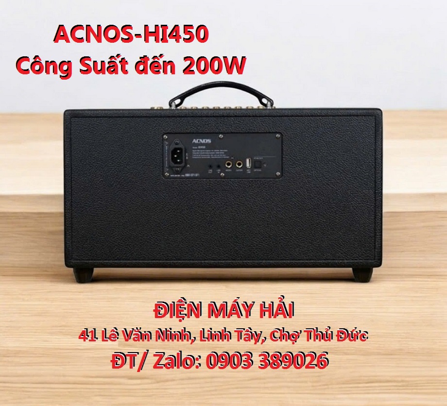 3 Loa Karaoke Bluetooth Acnos KbeatBox Hi450 chính hãng SonCa Media Việt Nam