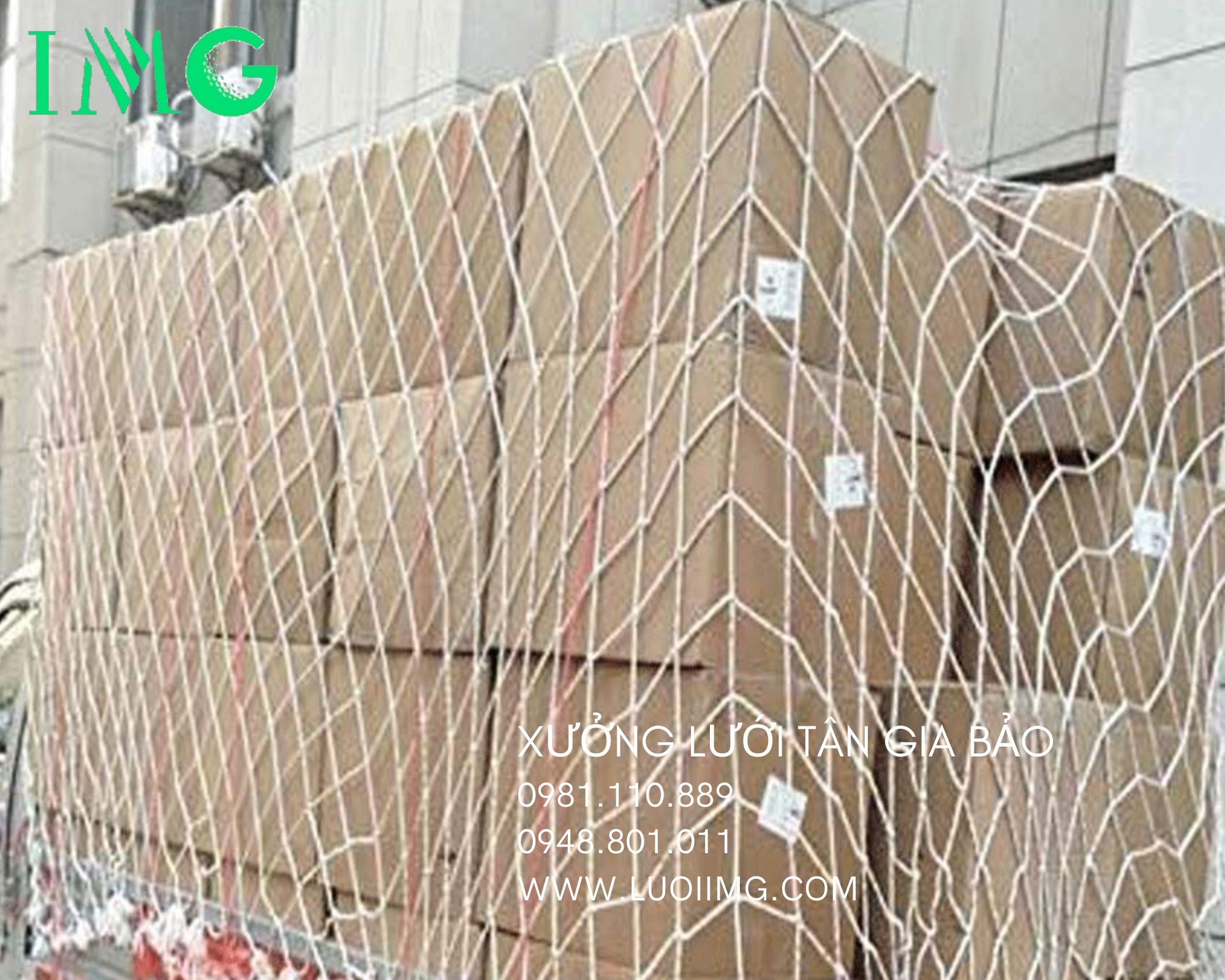 1 Lưới trùm hàng hóa bảo vệ an toàn cửa xe oto container