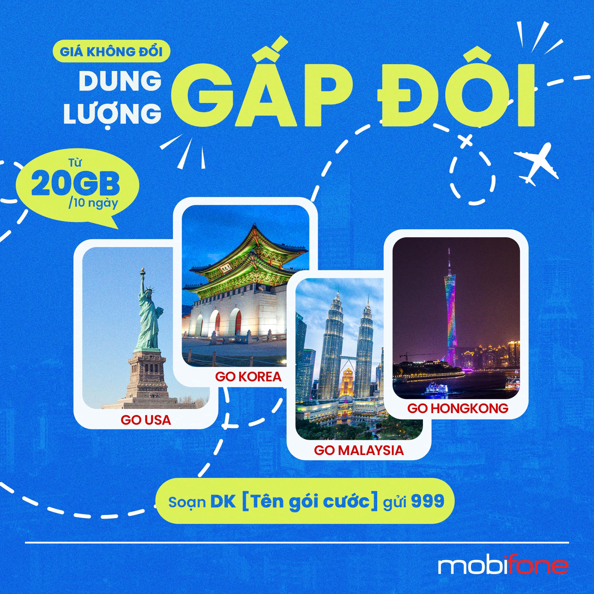Check-in  nước ngoài mượt mà cùng data khủng từ MobiFone Check-in  nước ngoài mượt mà cùng data khủng từ MobiFone