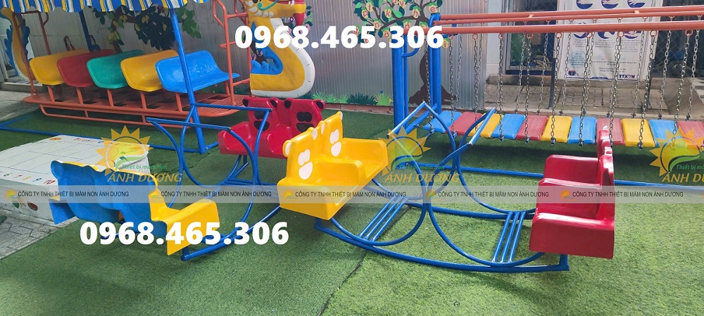 1 Cầu bập bênh lò xo trẻ em chất lượng cao