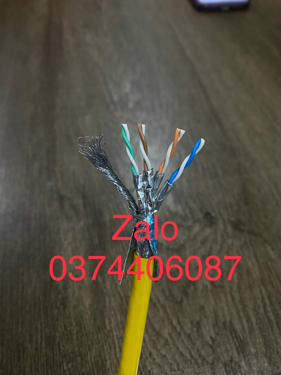 1 Dây Cáp CAT8 SFTP Ancomteck act-8sfpt-bulk305yl 1 Dây Cáp CAT8 SFTP Ancomteck act-8sfpt-bulk305yl