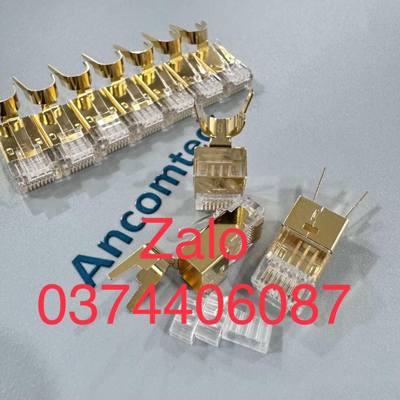 Đầu bấm cáp mạng CAT8 chống nhiễu FTP, SFTP, SSTP ACT-F8S-P100 Đầu bấm cáp mạng CAT8 chống nhiễu FTP, SFTP, SSTP ACT-F8S-P100