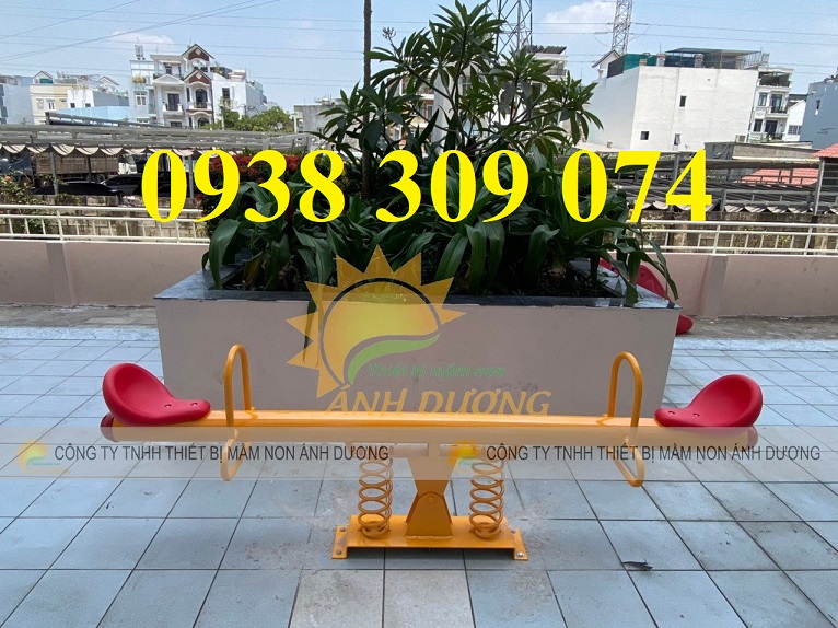 2 Bập bênh đòn 2 chỗ ngoài trời, bập bênh công viên giá rẻ