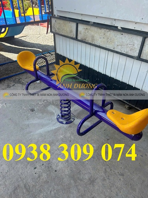 4 Bập bênh đòn 2 chỗ ngoài trời, bập bênh công viên giá rẻ