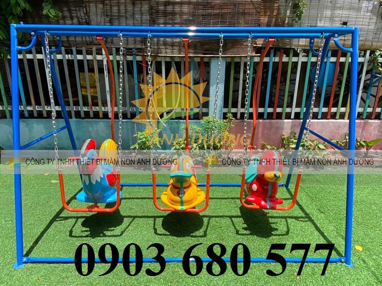 5 Xích đu 3 con vật 3 chỗ ngồi cho trẻ em mầm non 5 Xích đu 3 con vật 3 chỗ ngồi cho trẻ em mầm non
