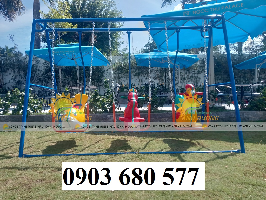 6 Xích đu 3 con vật 3 chỗ ngồi cho trẻ em mầm non 6 Xích đu 3 con vật 3 chỗ ngồi cho trẻ em mầm non