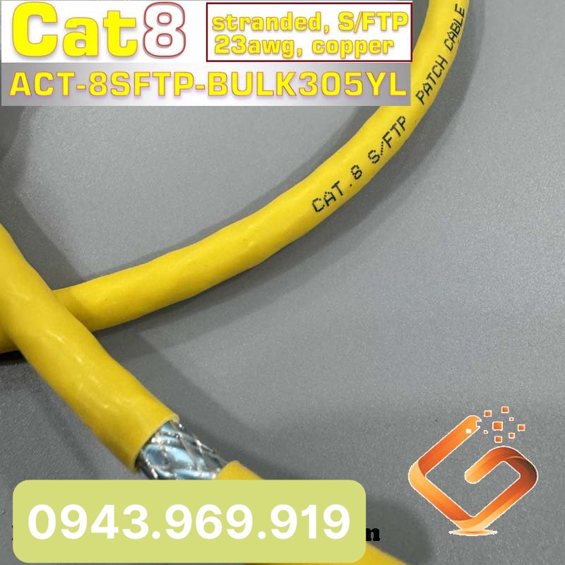 1 Cáp mạng ethernet - Dây cáp mạng xoắn Cat8 SFTP bọc chống nhiễu 3 lớp truyền tín hiệu ổn định 1 Cáp mạng ethernet - Dây cáp mạng xoắn Cat8 SFTP bọc chống nhiễu 3 lớp truyền tín hiệu ổn định