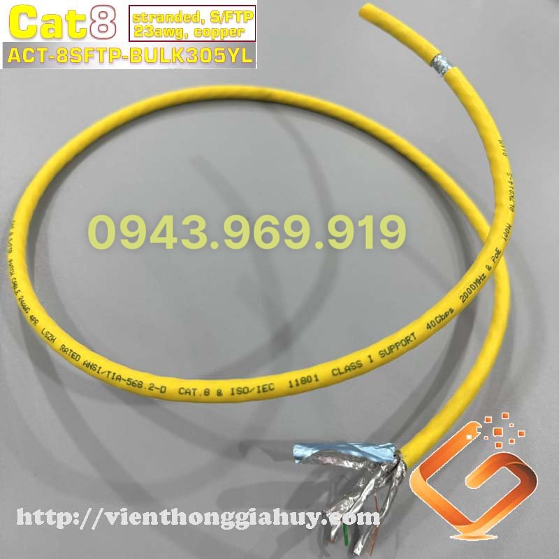 2 Cáp mạng ethernet - Dây cáp mạng xoắn Cat8 SFTP bọc chống nhiễu 3 lớp truyền tín hiệu ổn định 2 Cáp mạng ethernet - Dây cáp mạng xoắn Cat8 SFTP bọc chống nhiễu 3 lớp truyền tín hiệu ổn định