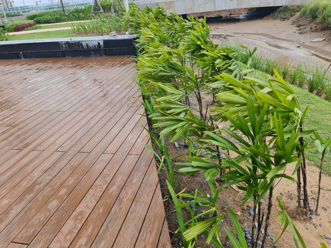 4 Sàn gỗ nhựa Ecowood 2 lớp dùng cho sân vườn