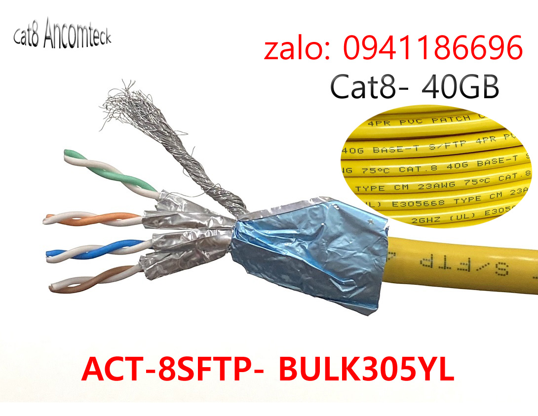 1 Sẵn kho dây cáp Lan CAT8 lõi đồng sợi lụa hỗ trợ POE đường truyền đạt tốc độ 40GB 1 Sẵn kho dây cáp Lan CAT8 lõi đồng sợi lụa hỗ trợ POE đường truyền đạt tốc độ 40GB