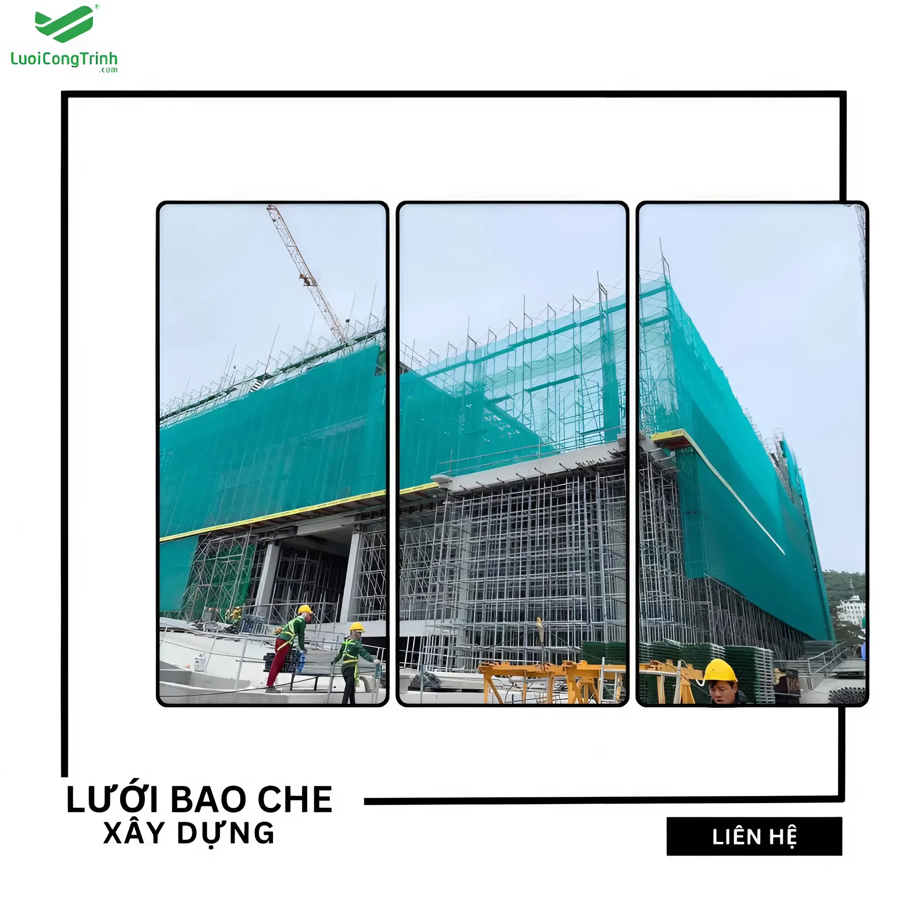 2 Lưới bao che công trình 2 Lưới bao che công trình