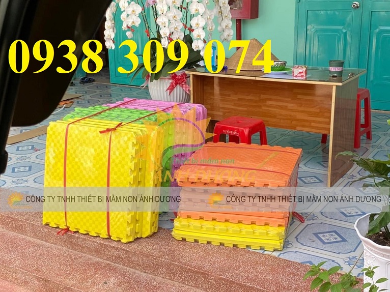 Thảm xốp lót sàn khu vui chơi, thảm xốp mầm non lót sàn