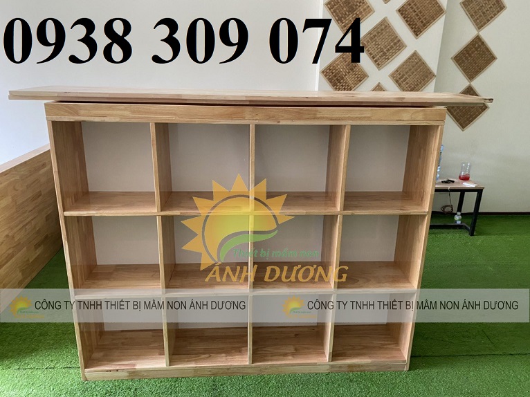 1 Kệ cặp mầm non, kệ đựng balo bằng gỗ cho bé chất lượng cao 1 Kệ cặp mầm non, kệ đựng balo bằng gỗ cho bé chất lượng cao