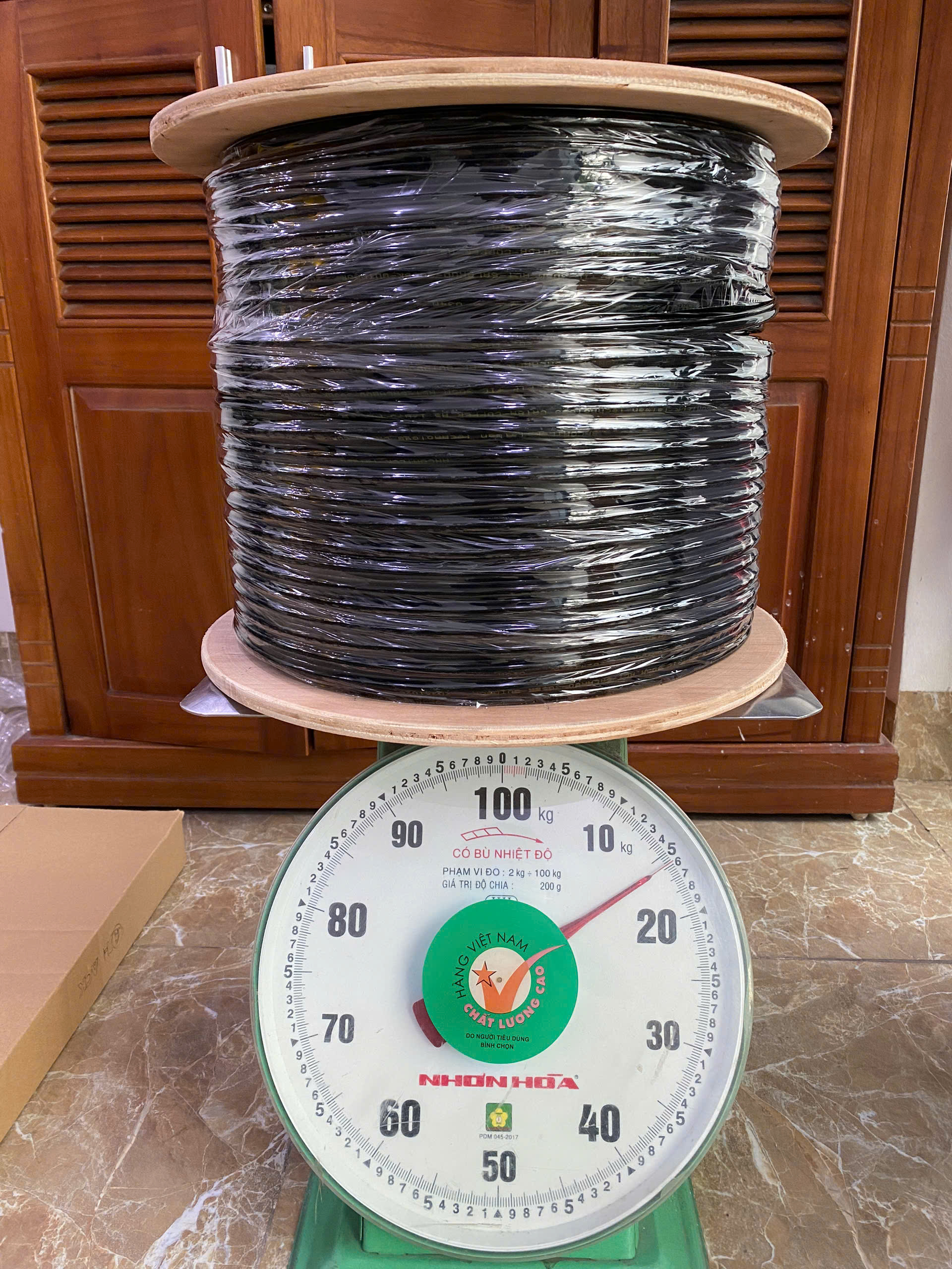 Cáp mạng CAT6A ngoài trời bọc bạc chống nhiễu FTP - có dây chịu lực gia cường - Outdoor ACT-6ALANOD