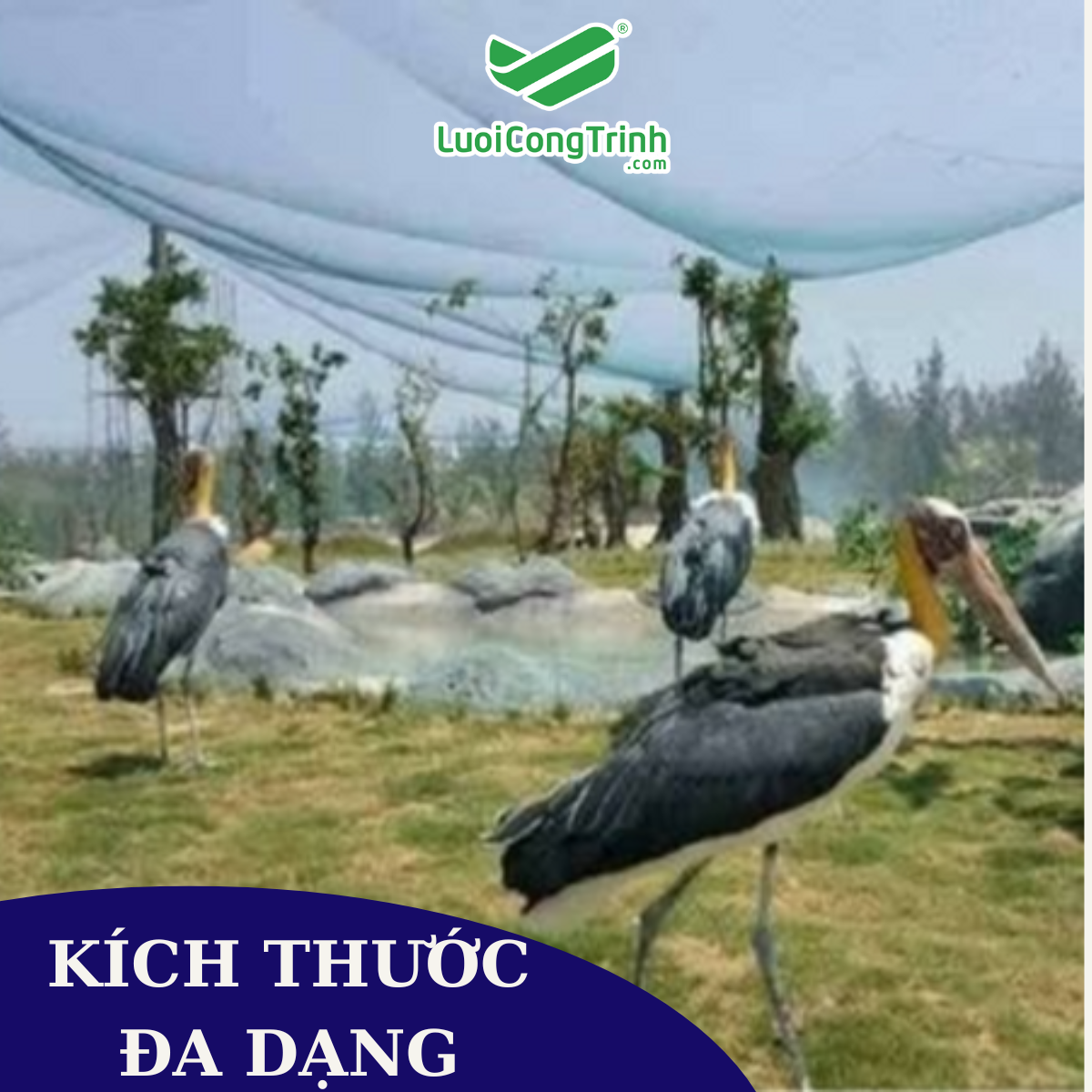 2 Lưới chắn chim   giải pháp bảo vệ hiệu quả