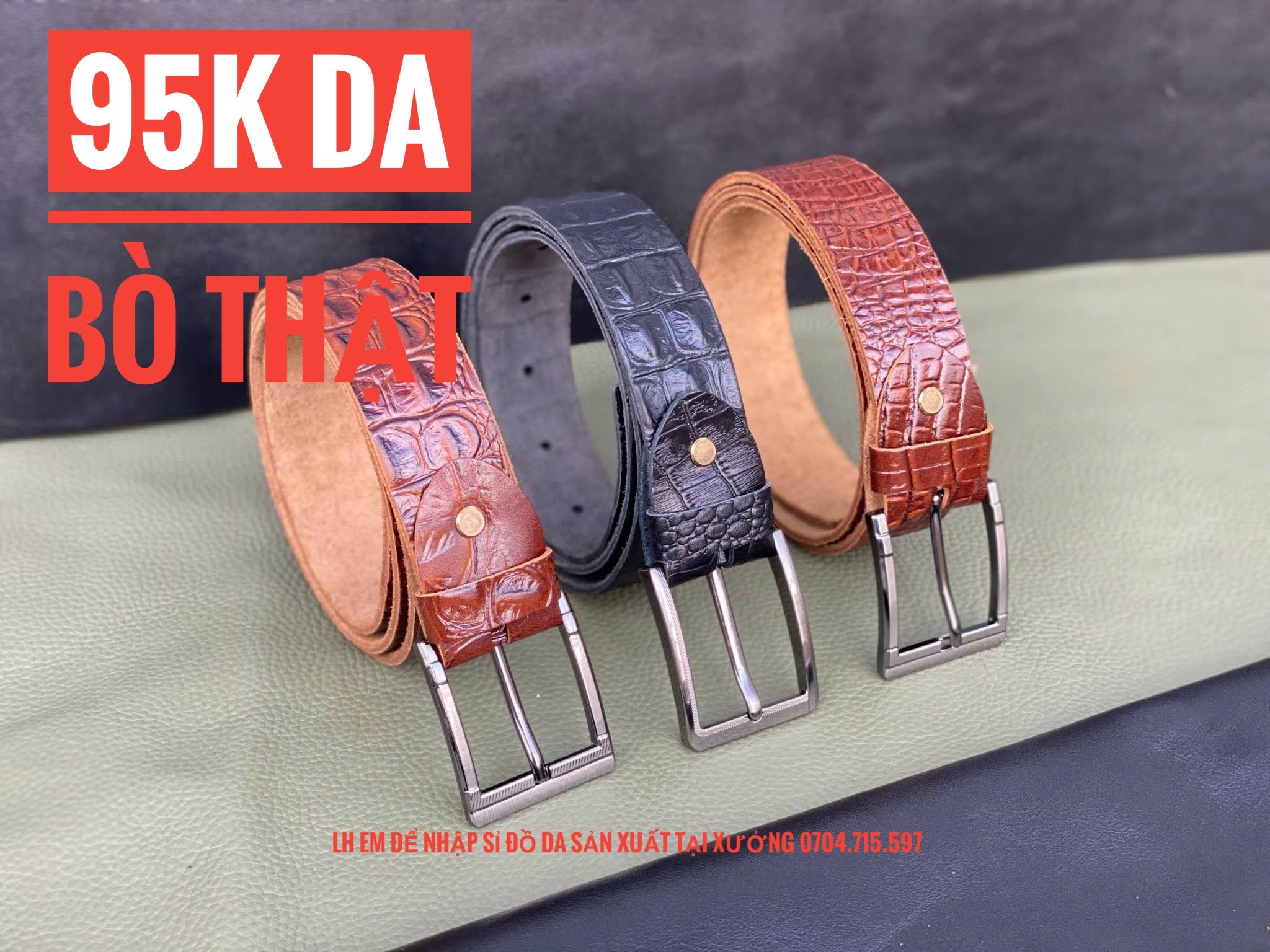 3 Xưởng chuyên sản xuất đồ da ví, thắt lưng xuất khẩu