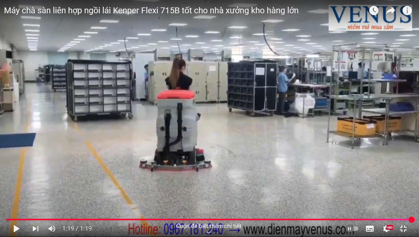 3 Máy chà sàn ngồi lái chất lượng cao Kenper Flexi 715B 3 Máy chà sàn ngồi lái chất lượng cao Kenper Flexi 715B