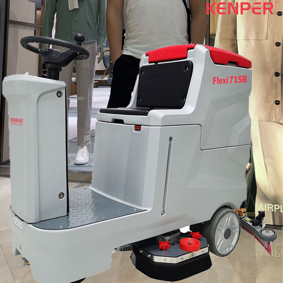 8 Máy chà sàn ngồi lái chất lượng cao Kenper Flexi 715B 8 Máy chà sàn ngồi lái chất lượng cao Kenper Flexi 715B