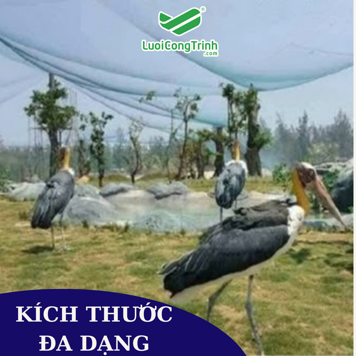 1 Lưới chắn chim 1 Lưới chắn chim