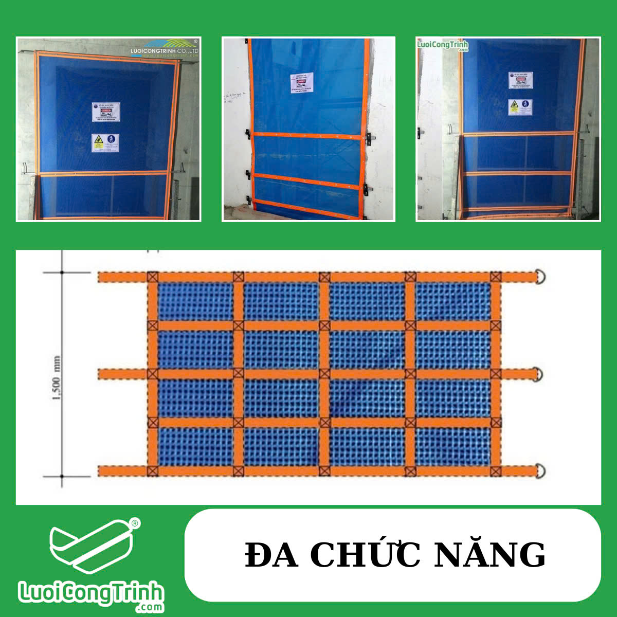 6 Lưới PVC chống cháy 6 Lưới PVC chống cháy