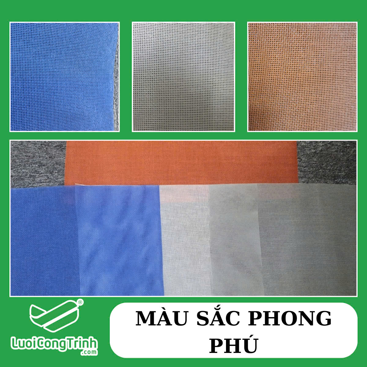 3 Lưới PVC chống cháy 3 Lưới PVC chống cháy
