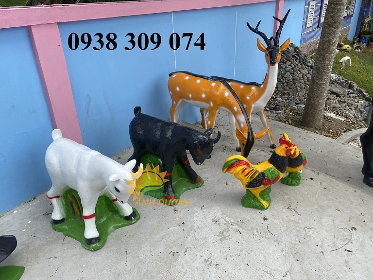 1 Tượng bạch tuyết, tượng cô tấm, tượng dê trắng, tượng thỏ