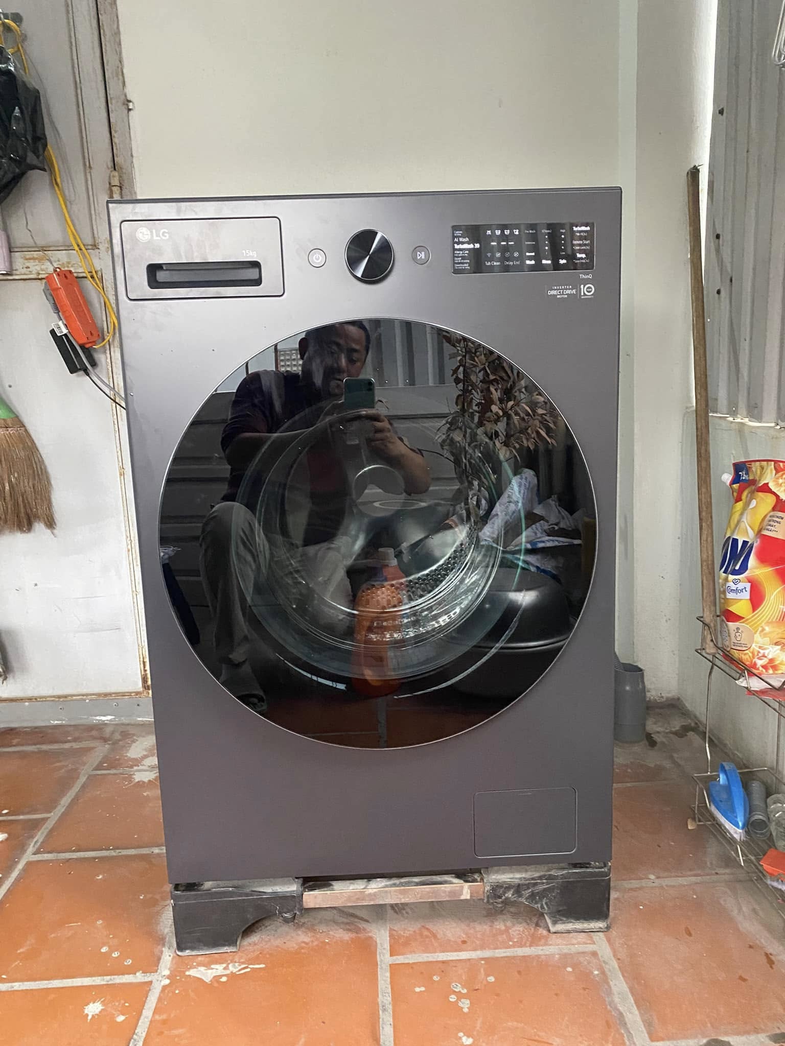 2 Máy giặt LG Inverter F2515sntg, F2517sntg